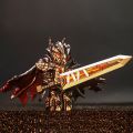 Medieval Round Table Knights Assemble Compatible Bricks Berserk Guts Puzzle Action Figures Model Building Blocks Doll Toy .