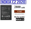 Nokia C2 Battery TA-1204 TA1233 V3760T-2800mAh A Grade. 
