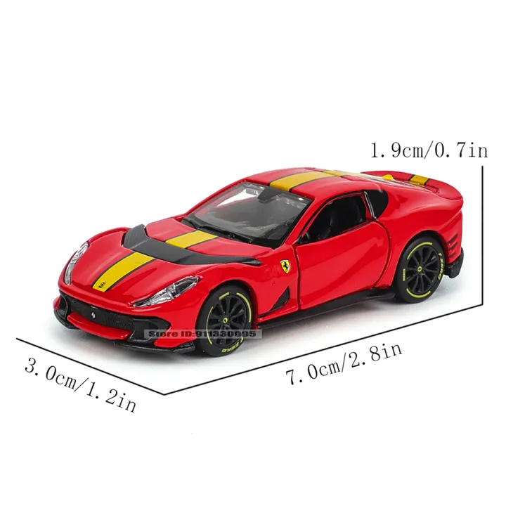 Bburago%201:%2064%20Ferrari%20series%20Multiple%20choices%20SP3%20812%20ENZO%20F40%20F12TDF%20SF90%20458%20Car%20Die%20Casting%20Model%20Children's%20%20Toy%20-%20Image%204