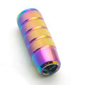 Universal 95MM Non-Slip Gear Shift Knob Manual Transmission Aluminum knurled Shifter Lever Knob. 