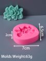 Frangipani Gardenia Flower Silicone Candle Mold DIY Handmade Soap Soy Wax Scented Candle Plaster Ornaments Molds Home Decor.