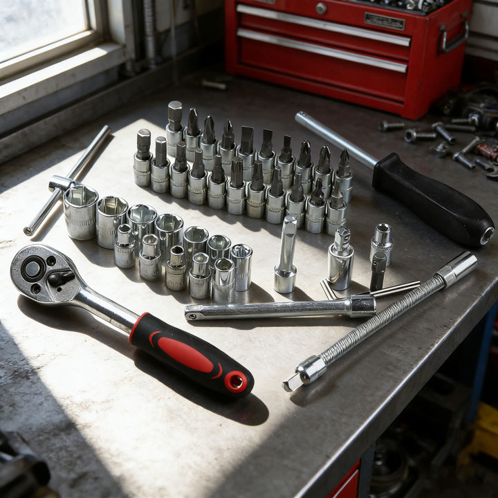 Car Disassembly Tools Tool Kit Full Set Socket Wrench Several Repair ...