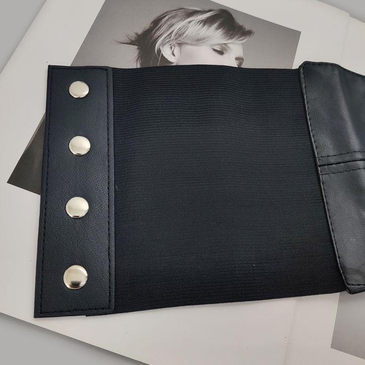 Plus%20Size%20Soft%20Leather%20Wide%20Y2K%20Black%20Elastic%20Corset%20Belt%20Female%20Stretch%20Cummerbunds%20Designer%20Belts%20For%20Women%20High%20Quality%20-%20Image%204