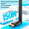 150M Bluetooth 5.4 USB Dongle Driver Free for Win11/10/8.1 Mouse Keyboard Audio Receiver Transmitter. 
