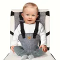 Travel Harness Seat For Baby High Chair, Safety Harness Chair Accessory For Baby Feeding, Portable Fabric Harness Toddler Chair. 