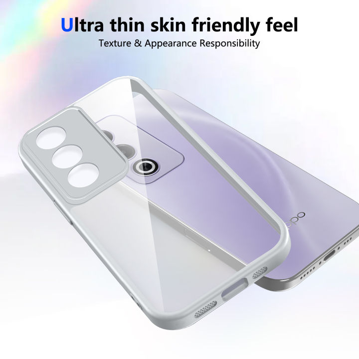 Oppo%20A3%205G%20Jap%20CPH2639%20Case%20Air%20Cushion%20Shockproof%20Silicon%20Bumper%20Clear%20Matte%20Back%20Cover%20Hard%20Phone%20Case%20for%20Oppo%20A3%205G%20Jap%202025%20-%20Image%203