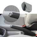 Chrome Handbrake Button Cover Silver Trim Cap for VW Polo Cross 6RD711333A Car Interior Hand Brake Accessories. 