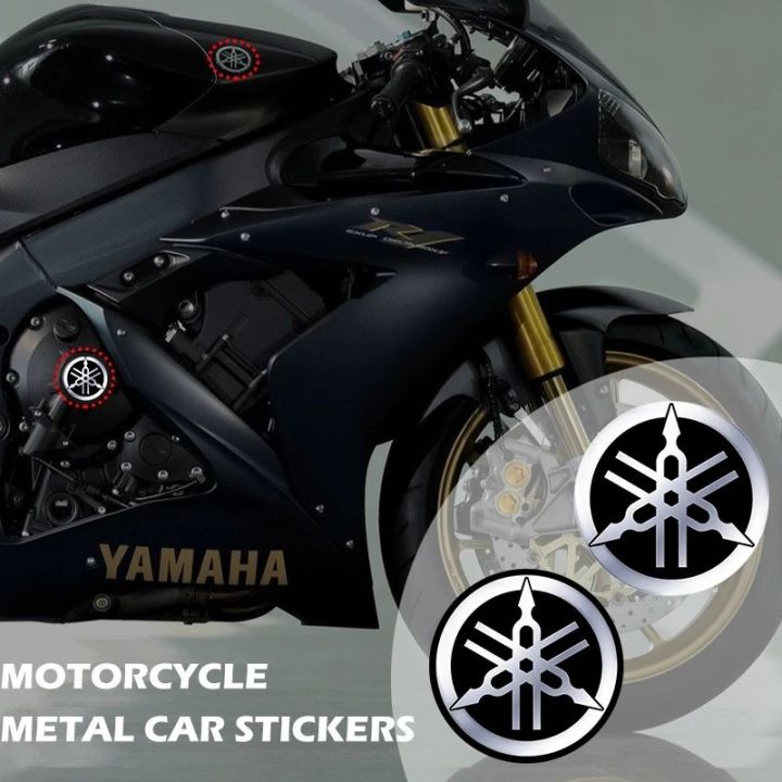 3D Yamaha Motorcycle Sticker Aluminum Round Sticker Decal Badge