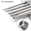 Torx Screwdriver Flat Head Tamper Proof Security Drill Bit Set for Electric Drill Magnetic Extension Adapter Star Hex Spline Bit. 