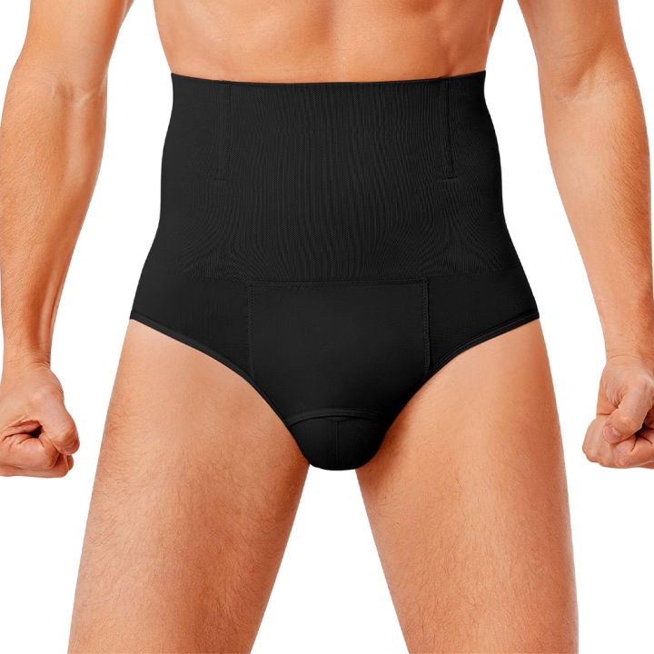 Men%20High%20Waist%20Compression%20Shorts%20Underwear%20Tummy%20Control%20Shapewear%20Briefs%20Slimming%20Body%20Shaper%20Belly%20Girdle%20-%20Image%206