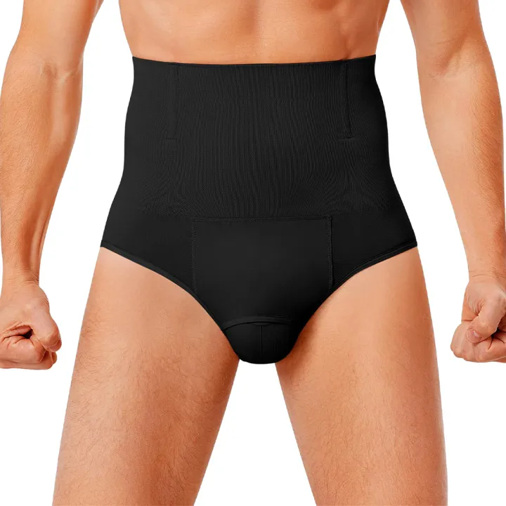 Men%20High%20Waist%20Compression%20Shorts%20Underwear%20Tummy%20Control%20Shapewear%20Briefs%20Slimming%20Body%20Shaper%20Belly%20Girdle%20-%20Image%206
