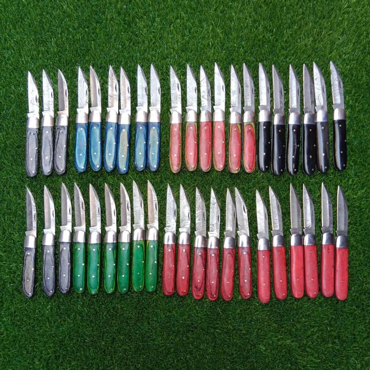 customize hand made Damascus pocket knife