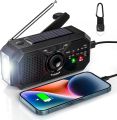 Portable Solar Radio, Emergency Kits First Aid Radio With Crank, Dynamo AM/FM Radio, Blackout Power Station, USB Phone Charger.