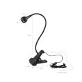 360° Flexible Clip on Desk Lamp USB Eye-Caring Reading Table Light Night Light Study Bedside Clamp Lamp for Books. 