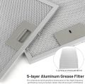 German Imported 2pcs Universal Metal Mesh Cooker Hood Filter Grease Filter Kitchen Cooker Hood 320x260mm. 