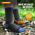 GTUBIKE 1 Pair Merino Wool Thermal Sock Winter Keep Warm Soft Ski Hiking Sock Sport Outdoor Snowboard Thermosock Thicken. 