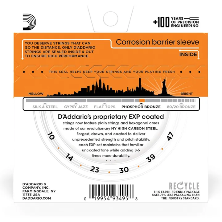 D'Addario%20EXP15%20Coated%20Phosphor%20Bronze%20Acoustic%20Guitar%20Strings%20%7C%20Extra%20Light%20Guage%20%7C%20.010-.047%20-%20Image%204