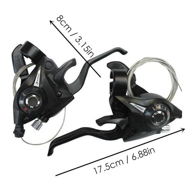 AEIMIAIDE 3x7 21 Speed Bicycle Brake Levers & Shifters - Aluminum Alloy Mountain Bike Gear Shifters