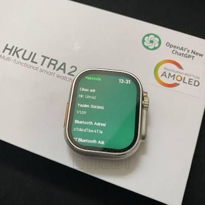 HK Ultra 2 AMOLED Display 49mm OpenAI's New ChatGPT multiple functional ...
