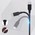 DATA FROG 2m 3m Charging Cable for PS5 Controller USB Type C Power Cord for Playstation 5//Xbox Series S X Gamepad Accessories. 