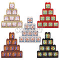 MARUMINE MOC Building Block Brick Printed Window 1x2x2 Frame Glass Street View House Parts Accessories 60601 60592 Compatible.