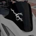 1PC Reflective Lightning Motorcycle Stickers Waterproof Safe Driving for Motorbike Helmet Fuel Tank DIY Scooter Vinyl Decals.