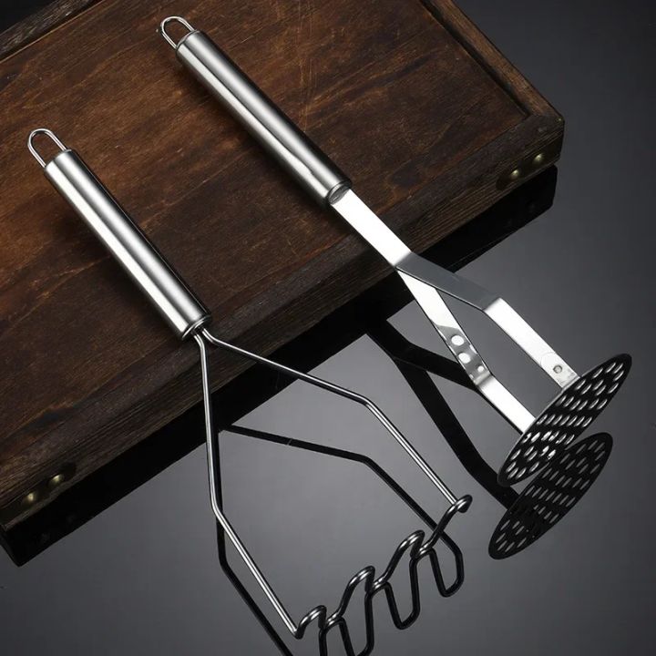 Stainless%20Steel%20Potato%20Masher%20Manual%20Fruit%20Vegetable%20Pressure%20Mud%20Machine%20Kitchen%20Children%20Food%20Crusher%20Complementary%20Gadget%20-%20Image%202