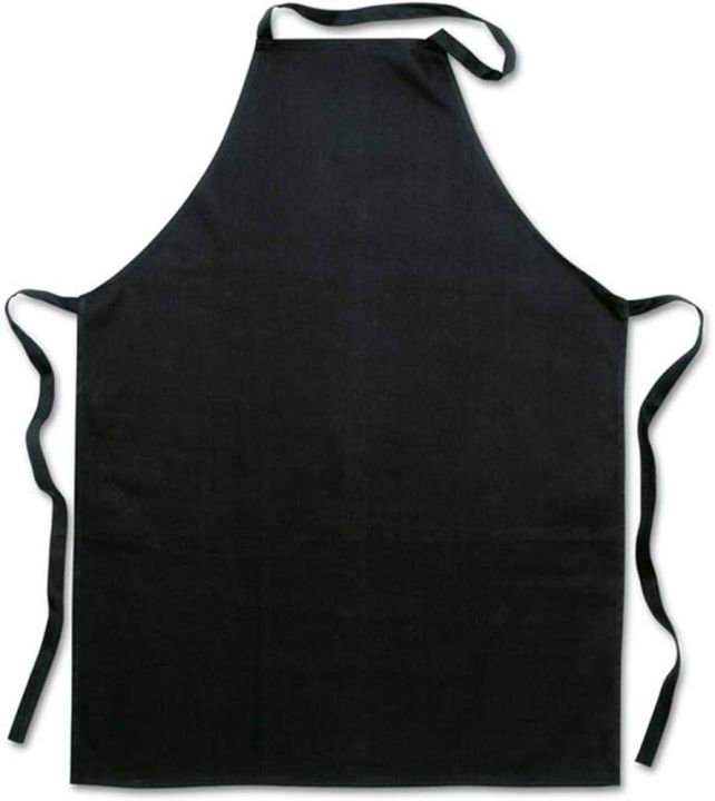 Cotton%20Black%20Apron%20For%20Kitchen%20-%20Image%202