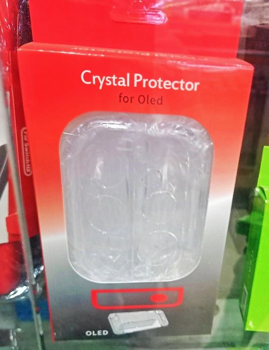 Transparent Crystal Clear Protective Case Cover for Nintendo Switch OLED