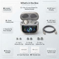 Waterproof TWS Wireless Earbuds, Bluetooth Earphones with Noise Cancelling, Bluetooth Headphones for Sports & Daily Use. 