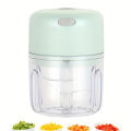 250ml mini rechargeable garlic chopper and meat grinder, durable and sturdy, suitable for grinding garlic, chili, onions, ground meat, nuts, and more. 