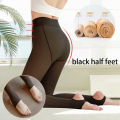 Women Winter Thermal Leggings Slim Translucent Plush Up Pantyhose Stockings Translucent Pants Sexy Elastic Thick Pantyhose. 