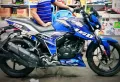 4v blue bike modified decals sticker. 