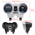LED Digital 12V Motorcycle Speedometer Gauge Tachometer Odometer Dashboard For Honda CBX250 CBF250 Twister 2001-2008 Waterproof. 