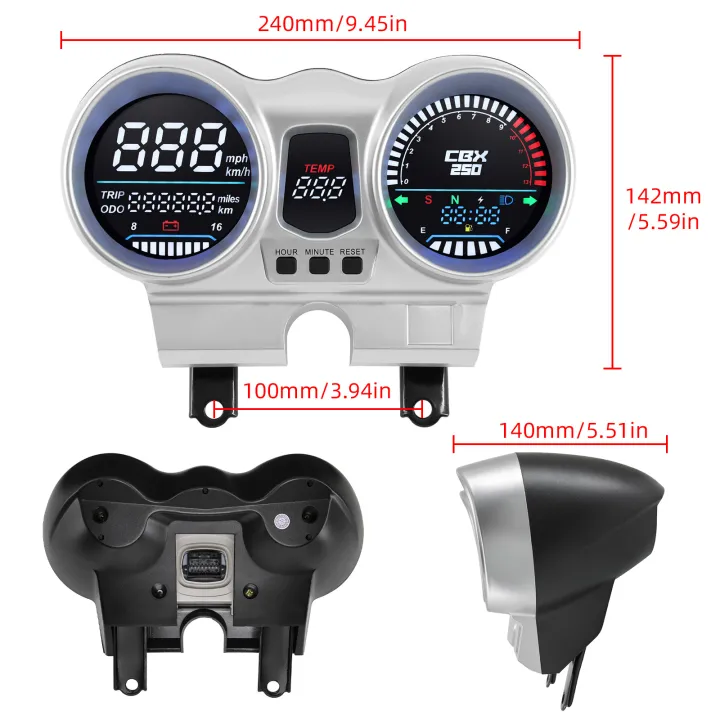 LED%20Digital%2012V%20Motorcycle%20Speedometer%20Gauge%20Tachometer%20Odometer%20Dashboard%20For%20Honda%20CBX250%20CBF250%20Twister%202001-2008%20Waterproof%20-%20Image%207