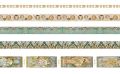 Japanese Gold Foil Washi Tape 5pc/set Adhesive multicolor. 