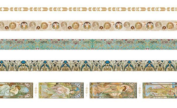 Japanese%20Gold%20Foil%20Washi%20Tape%205pc/set%20Adhesive%20multicolor%20-%20Image%204