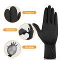 10-100PCS Gloves Black Washing Tableware Disposible Latex Free PVC Glove Car Industry Pet Care Kitchen Gloves for Cooking.