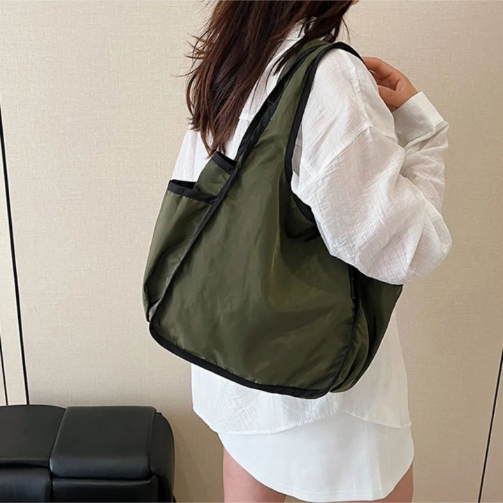 Large%20Capacity%20Lady%20Tote%20Bag%20Foldable%20Thickening%20Shopping%20Bag%20Lightweight%20Handbag%20Double-layer%20Shoulder%20Bag%20for%20Women%20-%20Image%204