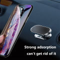 Magnetic Car Phone Holder 360 Rotatable Mini Strip Shape Stand For Huawei Metal Strong Magnet GPS Car Mount for iPhone 14. 