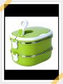 Thermal Lunch Box Bento Lunch Box with Stainless Steel Thermal Insulation, 2 Layer of Food Containers Leak Proof For Kids, Adult. 