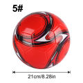 1PC A Size 3 and 5 Cyclone Football, Soft Inflatable Red Soccer Ball, Suitable for Training and Match Play. 