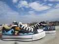 One Piece Custom Handart UnisexShoes. 