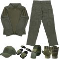 GREEN G3 Uniform Milit Outdoor Camo Suit Hunting Pants Gen3 Hiking Shirts Trainning Suits Airsoft Paintball Clothes Set.