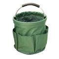 Large capacity storage folding basket picnic tote basket outdoor cleaning with handle tool bag cleaning supplies garden basket. 