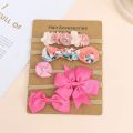 5pcs/Set Baby Girl Headband Set Cute Baby Elastic Hair Band Newborn Head Flower Toddler Headband Headwear Kids Hair Accessories.