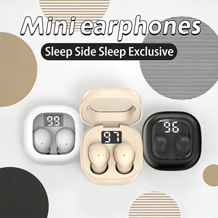 SK19 - Invisible Mini Headphones, Wireless Bluetooth Compatible, Long Battery Life, Microscopic Compact Hidden Ear Tips