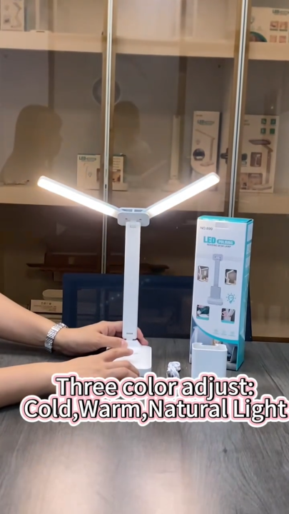 LED Study Lamp Desk Reading Light for Students – USB Powered-Adjustable ...