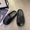 Feslishoet Men Slippers Thick Bottom Fashion Style Platform Bathroom Slides NonSlip Trend Designer Shoes Female Flip Flops. 