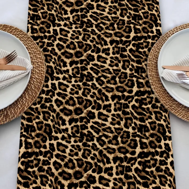 VIKAMA%20Luxurious%20Leopard%20Print%20Table%20Flag%20Kitchen%20Farmhouse%20Decoration%20Family%20Gathering%20Table%20Decoration%20Table%20Runner%20-%20Image%204